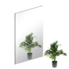 TSKDKIT Wandspiegel Selbstklebender Glasspiegel HD Dekorative Wandspiegel Rahmenlos Spiegel Groß für Gäste WC, Badzimmer, Ankleidezimmer
